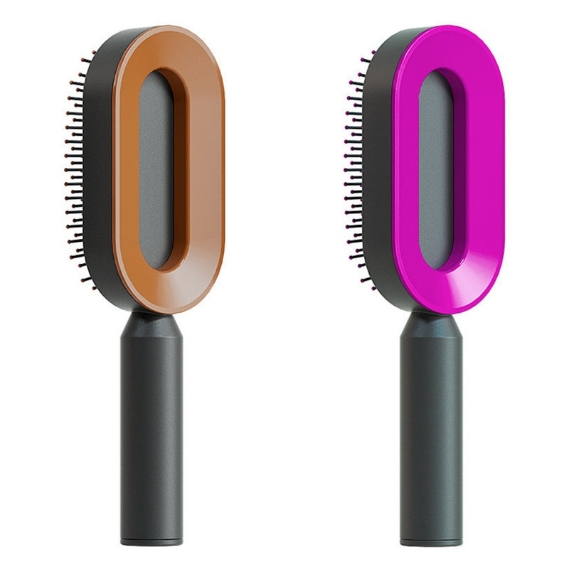 Hair Brush For Women, One-key Cleaning Hair Loss Airbag Massage Scalp Comb Anti-Static Hairbrush