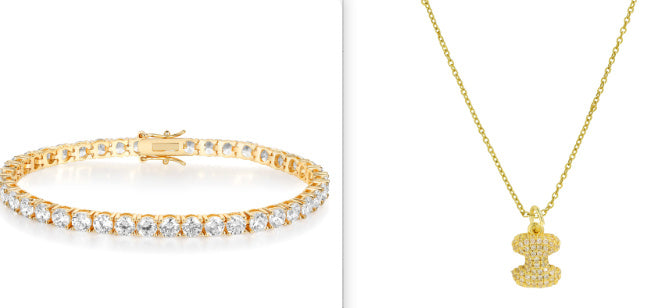 Brass Micro-inlaid Balloon Bubble Small Size 26 English Letters Necklace