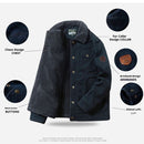 Men's Thick Fleece Short Cotton Jacket