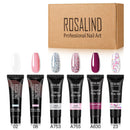 Rosalind Multi-color mixed nail solid model glue