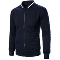 Men's Zip-up Stand Collar Sweatshirt Jacket