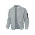 Men's Zip-up Stand Collar Sweatshirt Jacket
