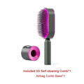 Hair Brush For Women, One-key Cleaning Hair Loss Airbag Massage Scalp Comb Anti-Static Hairbrush