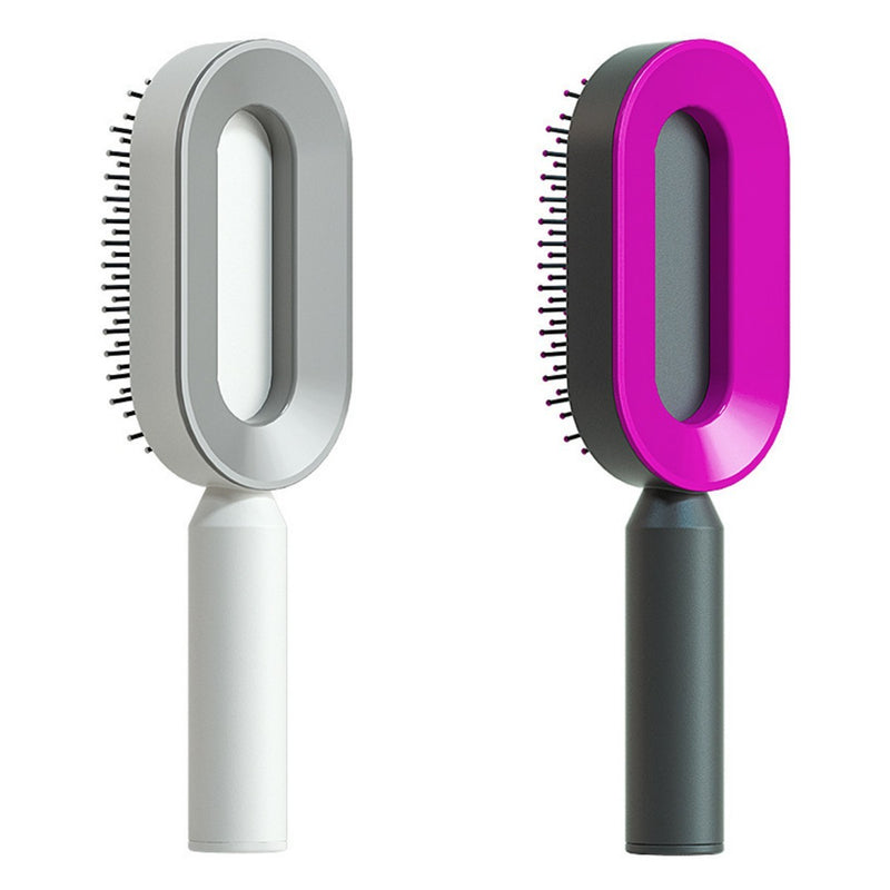 Hair Brush For Women, One-key Cleaning Hair Loss Airbag Massage Scalp Comb Anti-Static Hairbrush