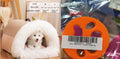 New Splice Portable Pet Nest Portable Autumn And Winter Warm Dog Nest Moisture-proof Long Fur Cat Nest