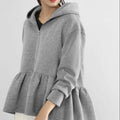 New Japanese And Korean Style Women's Hooded Sweatshirt Jacket
