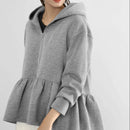 New Japanese And Korean Style Women's Hooded Sweatshirt Jacket