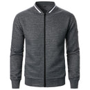 Men's Zip-up Stand Collar Sweatshirt Jacket