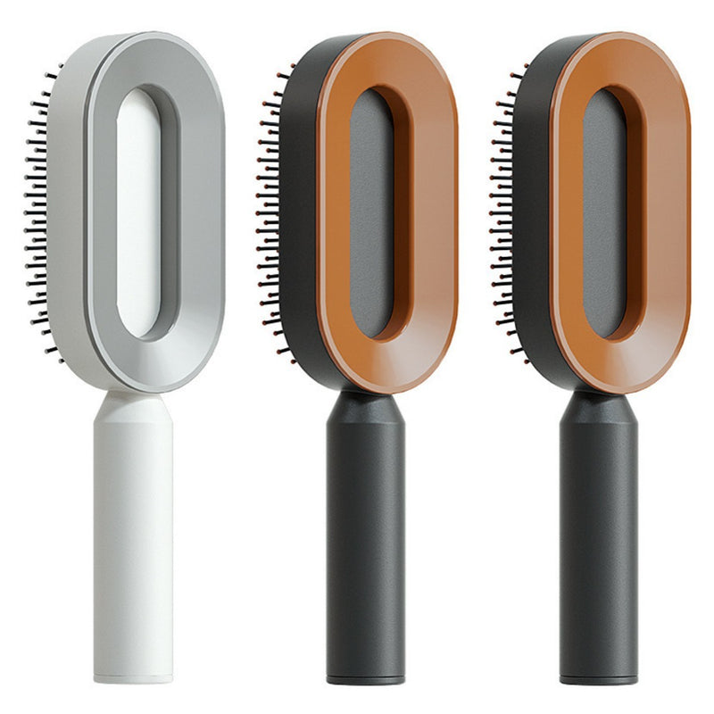 Hair Brush For Women, One-key Cleaning Hair Loss Airbag Massage Scalp Comb Anti-Static Hairbrush