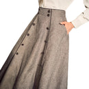 New High-waisted Slimming Ladies' Elegant Skirt