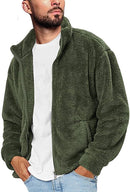 Casual Men's Solid Color Hooded Jacket