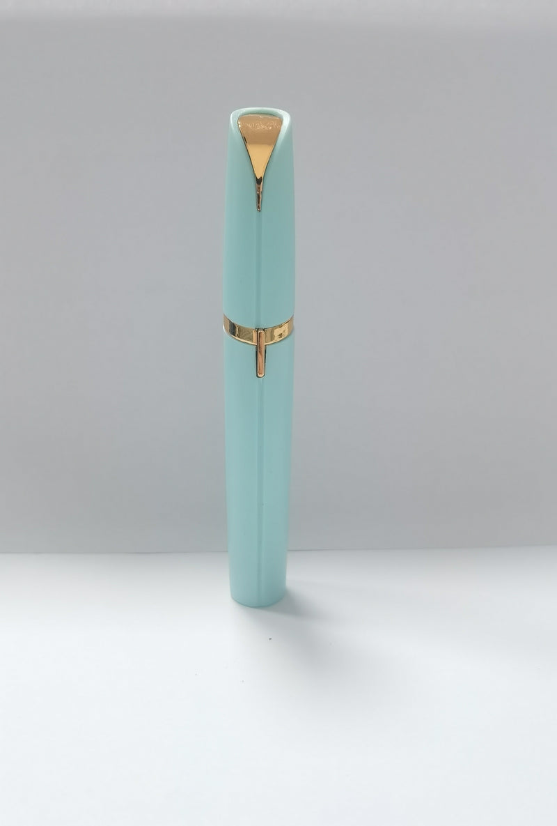 Mini Electric Eyebrow Trimmer Lipstick Brows Pen Hair Remover Painless Razor Epilator with LED Light