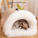 New Splice Portable Pet Nest Portable Autumn And Winter Warm Dog Nest Moisture-proof Long Fur Cat Nest