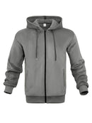 Fashion Casual Zippered Hooded Sweatshirt For Men