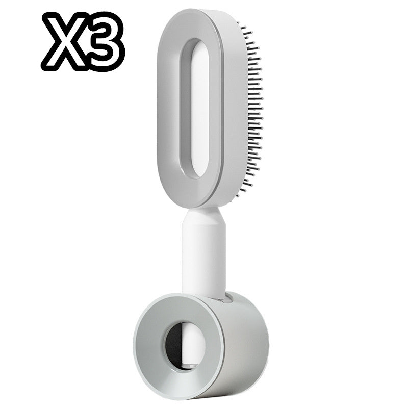Hair Brush For Women, One-key Cleaning Hair Loss Airbag Massage Scalp Comb Anti-Static Hairbrush