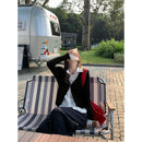 Fashion Fake Two-piece Long Sleeve Shirt Women