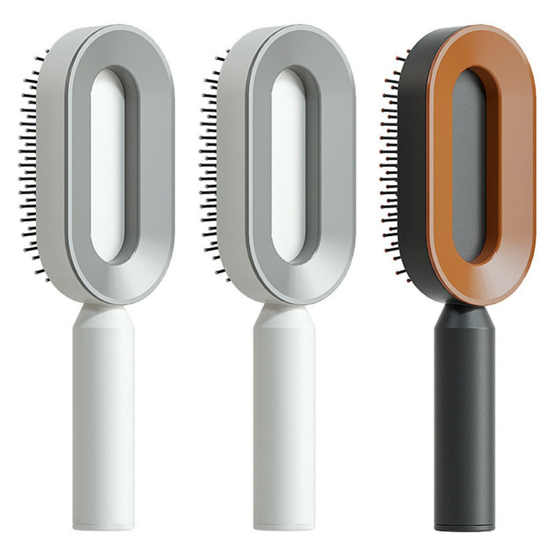 Hair Brush For Women, One-key Cleaning Hair Loss Airbag Massage Scalp Comb Anti-Static Hairbrush