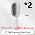 Hair Brush For Women, One-key Cleaning Hair Loss Airbag Massage Scalp Comb Anti-Static Hairbrush