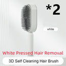 Hair Brush For Women, One-key Cleaning Hair Loss Airbag Massage Scalp Comb Anti-Static Hairbrush