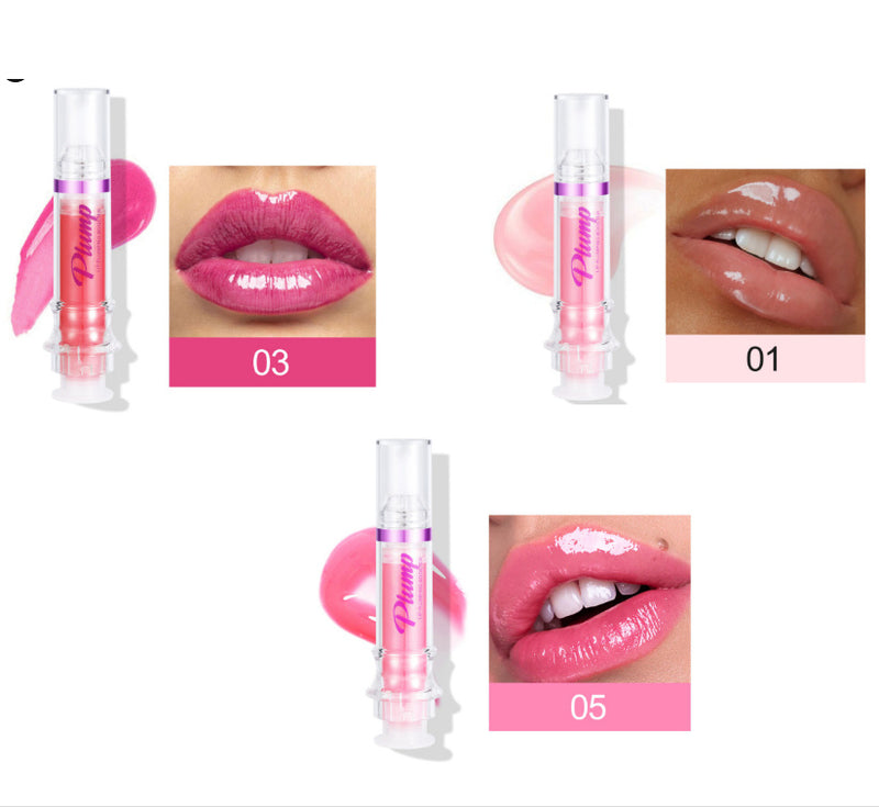 HANDAIYAN Lip Plumping Booster Gloss ,Lip Mirror Liquid Lipstick