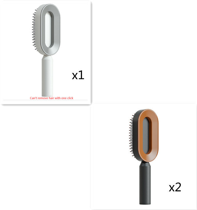 Hair Brush For Women, One-key Cleaning Hair Loss Airbag Massage Scalp Comb Anti-Static Hairbrush