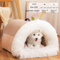 New Splice Portable Pet Nest Portable Autumn And Winter Warm Dog Nest Moisture-proof Long Fur Cat Nest