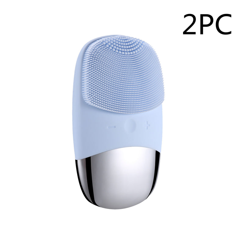 Mini Silicone Electric Face Cleansing Brush ,Skin Massager Skin Care Tools