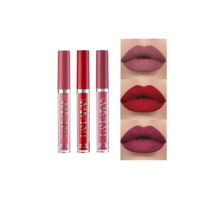 HANDAIYAN Matte Non-stick Cup Lip Gloss, Non-fading Matte Liquid Lipstick