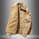 Men's Thick Fleece Short Cotton Jacket