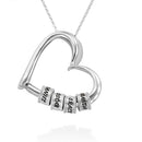 POD Personalized Name Beaded Heart Bead