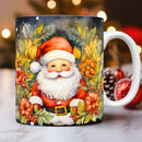 Creative 3D Christmas Ceramic Mug Unique Space Design Christmas Gifts For Kids Adults Kitchen Gadgets