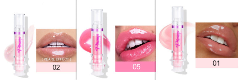 HANDAIYAN Lip Plumping Booster Gloss ,Lip Mirror Liquid Lipstick