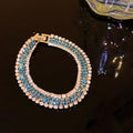 Fashionable And Versatile Full Diamond High-end Bracelet For Women