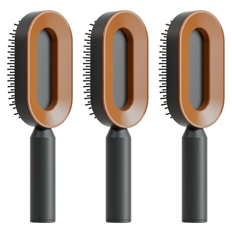 Hair Brush For Women, One-key Cleaning Hair Loss Airbag Massage Scalp Comb Anti-Static Hairbrush