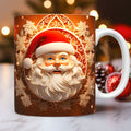 Creative 3D Christmas Ceramic Mug Unique Space Design Christmas Gifts For Kids Adults Kitchen Gadgets