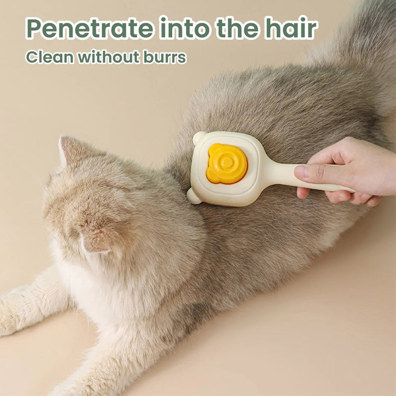 Pet Spray Comb, One-key Spray, Deep Hair Removal, One Comb For Multiple Purposes, Suitable For A Variety Of Pets