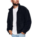 Casual Men's Solid Color Hooded Jacket