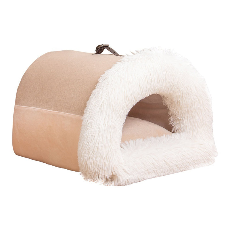 New Splice Portable Pet Nest Portable Autumn And Winter Warm Dog Nest Moisture-proof Long Fur Cat Nest