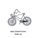 Minimalist Pearl Floral Brooch With Diamond Flower Accessory Pin