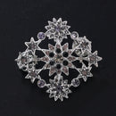 Minimalist Pearl Floral Brooch With Diamond Flower Accessory Pin