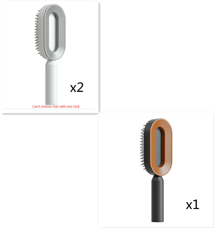Hair Brush For Women, One-key Cleaning Hair Loss Airbag Massage Scalp Comb Anti-Static Hairbrush