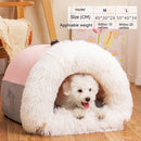 New Splice Portable Pet Nest Portable Autumn And Winter Warm Dog Nest Moisture-proof Long Fur Cat Nest