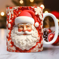 Creative 3D Christmas Ceramic Mug Unique Space Design Christmas Gifts For Kids Adults Kitchen Gadgets