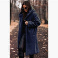 Autumn Winter Fashion Elegant Long Coat Woman