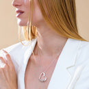 POD Personalized Name Beaded Heart Bead