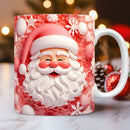 Creative 3D Christmas Ceramic Mug Unique Space Design Christmas Gifts For Kids Adults Kitchen Gadgets