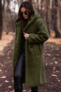 Autumn Winter Fashion Elegant Long Coat Woman