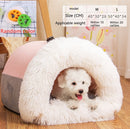 New Splice Portable Pet Nest Portable Autumn And Winter Warm Dog Nest Moisture-proof Long Fur Cat Nest