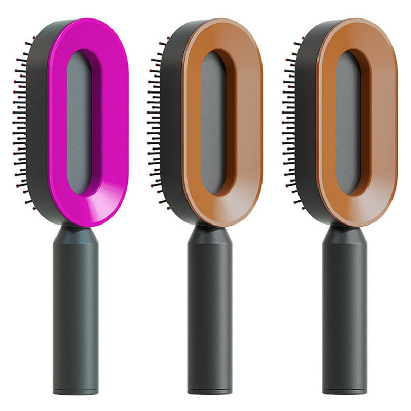 Hair Brush For Women, One-key Cleaning Hair Loss Airbag Massage Scalp Comb Anti-Static Hairbrush