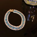 Fashionable And Versatile Full Diamond High-end Bracelet For Women